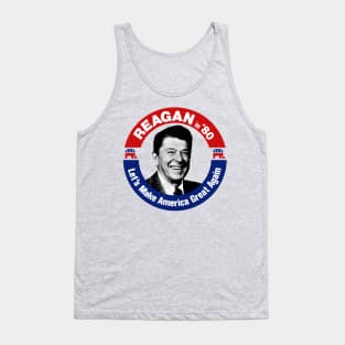 Ronald Reagan - Let's Make America Great Again Tank Top